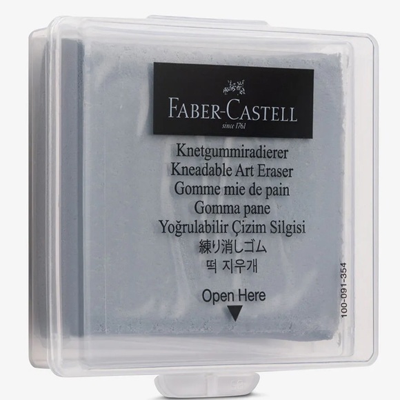 FABER-CASTELL : KNEADABLE ART ERASER pack of 4 - Picture 2 of 7